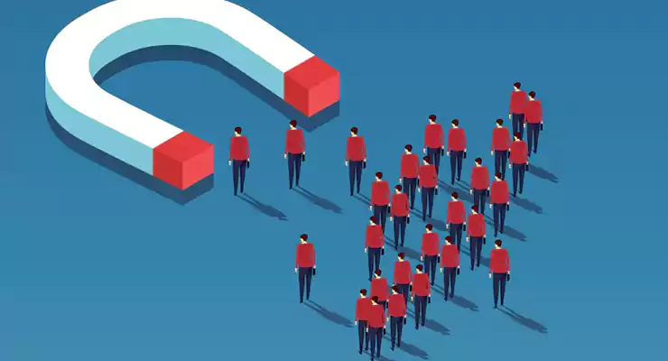 como-identificar-um-prospect-na-inbound-marketing imã atraindo pessoas